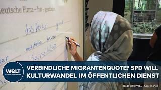 GERMANY SPD DEMANDS MIGRANTS QUOTA IN THE PUBLIC SERVICE – Draft planned by Christmas