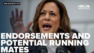 Kamala Harris spoke with 3 potential running mates endorsed by 153 House 32 Senate Democrats