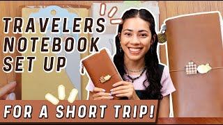 Ashley’s Traveler’s Notebook Setup for a Short Trip
