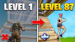Levels 1 to 100 of Building in Fortnite Beginner to Advanced