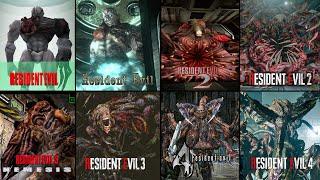 ALL BOSSES REMAKES VS ORIGINALS SIDE BY SIDE GAMEPLAY COMPARISON RE REMAKE 1 2 3 4 VS ORIGINAL