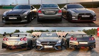 На новом E 63 против двух NISSAN GT-R - приключения на Гонке Звезд Mercedes-AMG. NISMO.