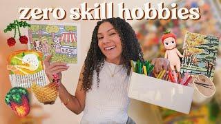 15 Beginner Cozy Hobbies - zero skills required to jump in