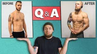 Reacting to Comments - How I Got Shredded Transformation video