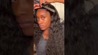 Slay curly lace frontal wig install  Gorgeous end look！‍️