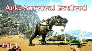 Best Way to Tame a High Level Rex Ark Survival Evolved - Ep 3