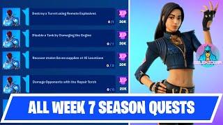 Fortnite All Week 7 Season Quests Guide  Fortnite Chapter 3 Season 2