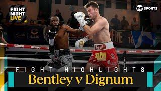 SAVAGE STOPPAGE   Denzel Bentley vs Danny Dignum  Fight Night Highlights