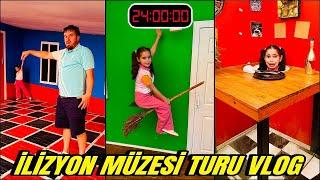 ELİF SİNEM İLİZYON MÜZESİNDE 24 SAAT VLOG  TUHAF ŞEYLER VAR