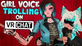 Your Superpower is FLUSTERING People  Girl Voice Trolling On VRChat Ft. Druew