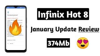 Infinix Hot 8 January Update Review  Infinix Hot 8 Software Update Review  Infinix Hot 8 Update 