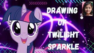 Drawing of Twilight sparkle from mlp #mlp #twilight  #twilightprincess..