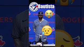 Jose Bautista Last Time as a Toronto Blue Jay  #shorts