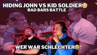 Bad Bars Battle HIDING JOHN vs KID SOLDIER  DLTLLY reaction