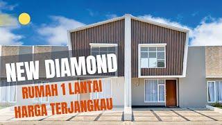 Rumah 1 lantai tampak dua lantai harga terjangkau di selatan Jakarta New Diaomond  Depok