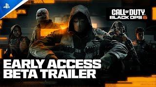 Call of Duty Black Ops 6 - Early Access Beta Trailer  PS5 & PS4 Games