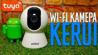 ТОПОВАЯ ПОВОРОТНАЯ Wi-Fi Камера Видеонаблюдения KERUI за 1000 Рублей  \ Обзор Wi-Fi IP-камеры KERUI