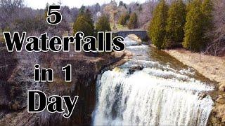 Visiting 5 Waterfalls in 1 Day in Hamilton Ontario