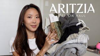 FALL ARITZIA TRY ON HAUL  BASICS & TNA WORKOUT CLOTHES