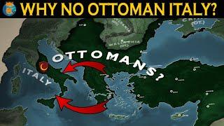 Why didnt the Ottomans conquer Italy?