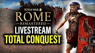 TOTAL CONQUEST THE BRILLIANT ROME REMASTERED MOD LIVE - Total War Mod Gameplay