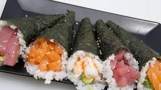 temaki sushi recette｜temaki sushi recipe  如何在家製作壽司