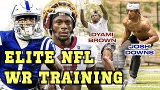 ELITE NFL WR Training wDyami Brown & Josh Downs