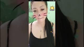 Viral macan pink goyang hot pakai tanktop hitam