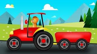 Cartoons about tractors and other vehicles
