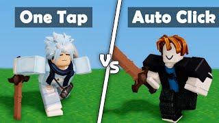 One Tap vs Autoclicker Who Will Win? Roblox Bedwars