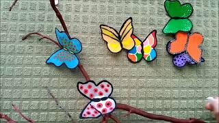 Recycled Crafts a Plastic Bottle Butterfly  DIY  Recycled Bottles Crafts Ideas