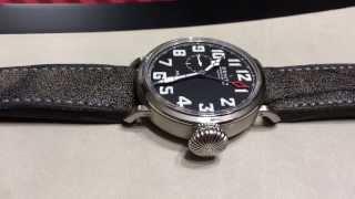 Zenith - Pilot Montre dAeronef Type 20 GMT on Jacket Strap