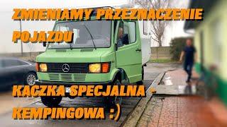 Mercedes kaczka 4x4  zmiana przeznaczenia pojazdu  specjalny kempingowy  montaż zbiorników