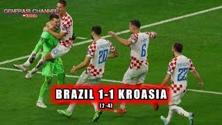 CUPLIKAN GOL BRAZIL VS KROASIA & FULL PENALTI  8 BESAR PIALA DUNIA 2022