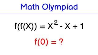 Math Olympiad Question  A Nice Problem of Function