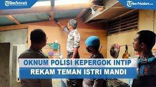 ALAMAK Oknum Polisi di Tanah Datar Ketahuan Rekam Istri Teman Saat Mandi