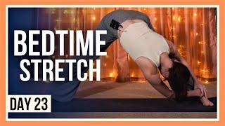 15 min Evening Yoga Flow – Day #23 BEDTIME YOGA FULL BODY