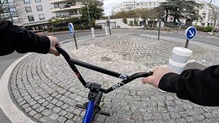 SESSION BMX STREET DANS PARIS 