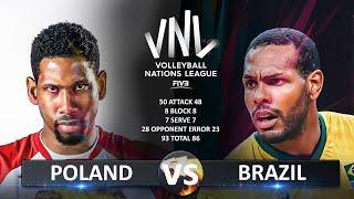 Poland vs Brazil - Quarter Finals  Mens VNL 2024