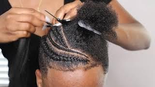 ..How To Do Mens Braids With A High Top Fade Braids Hairstyles with Braiding Hair Added