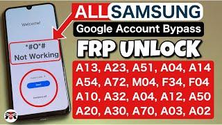 Finally New Method All Samsung FRP BypassUnlock 2024 All Android 121314  Google Account Remove