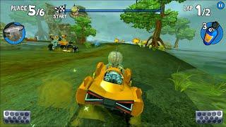 3 Super Speed Cars & Bzorp in Temple  Beach Buggy Racing