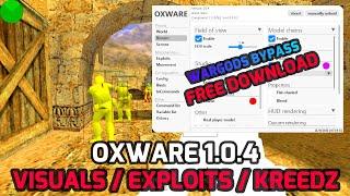 CS 1.6 OXWARE 1.0.4 Cheat Menu  Visuals Exploits SGS Bhop  SteamNoSteam - Wargods Bypass 2023