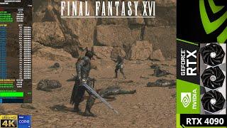 FINAL FANTASY XVI High Settings DLAA+FG 4K  RTX 4090  i9 14900KS