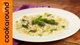 Risotto con gli asparagi  Tutorial ricetta semplice