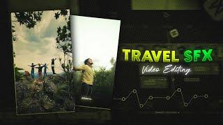 How to Create TRAVEL SFX reels video editing  Sfx Transition  Capcut