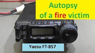 #231 Yaesu FT-857 burns and smokes during FM transmission