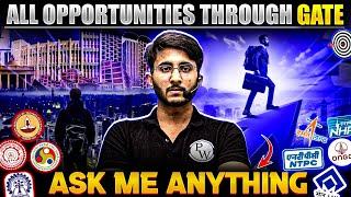 All Opportunities Through GATE  Ask Me Anything   #gate #gate2025