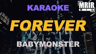 BABYMONSTER - FOREVER KARAOKE Instrumental With Lyrics