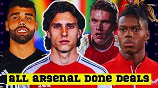 ALL ARSENAL DONE DEALS & CONFIRMED SIGNINGS FOR JULY